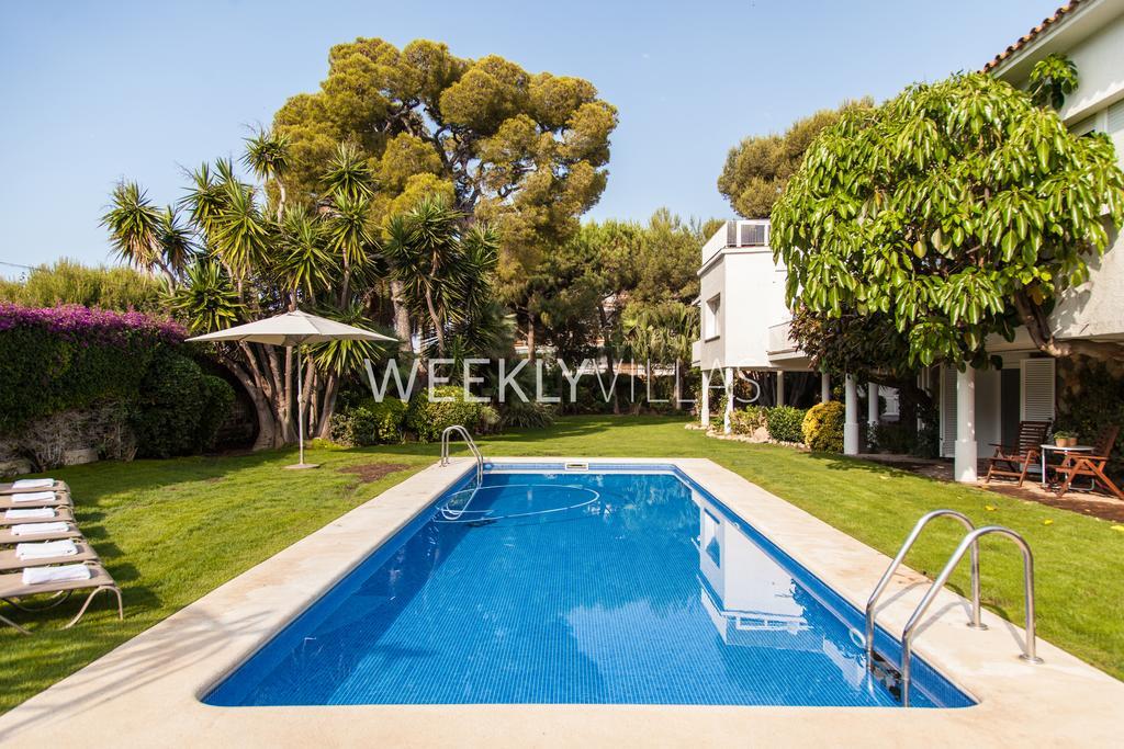 Villa Sitges Tupinetti Beach At 1 Min Walk Amaizing Garden And View Center Sitges 5 Minutes Walk Exterior foto